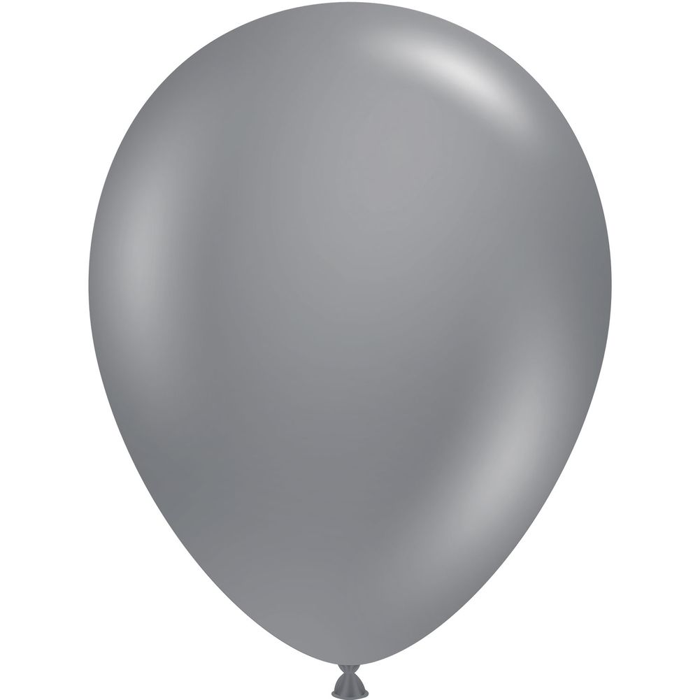 11" Helium Balloon - Gray
